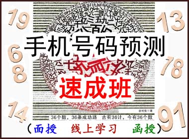 手机号码预测速成班